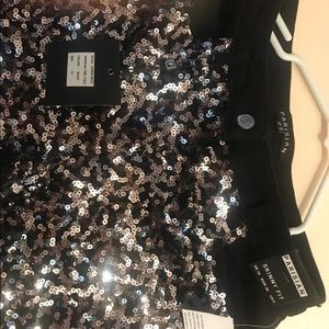 Black jeans with sequins